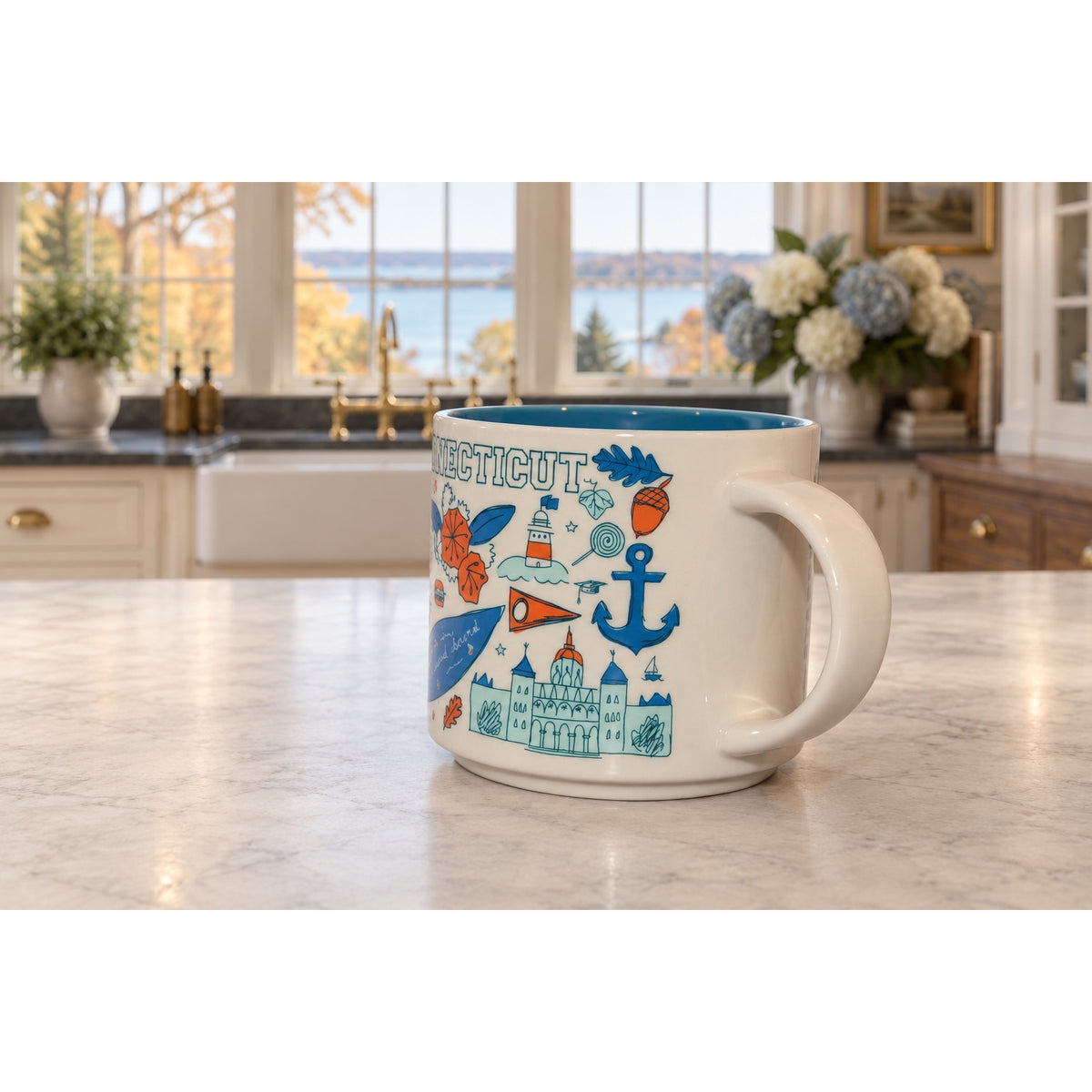 Starbucks Connecticut Been There Series 14oz Mug State Collector Cup