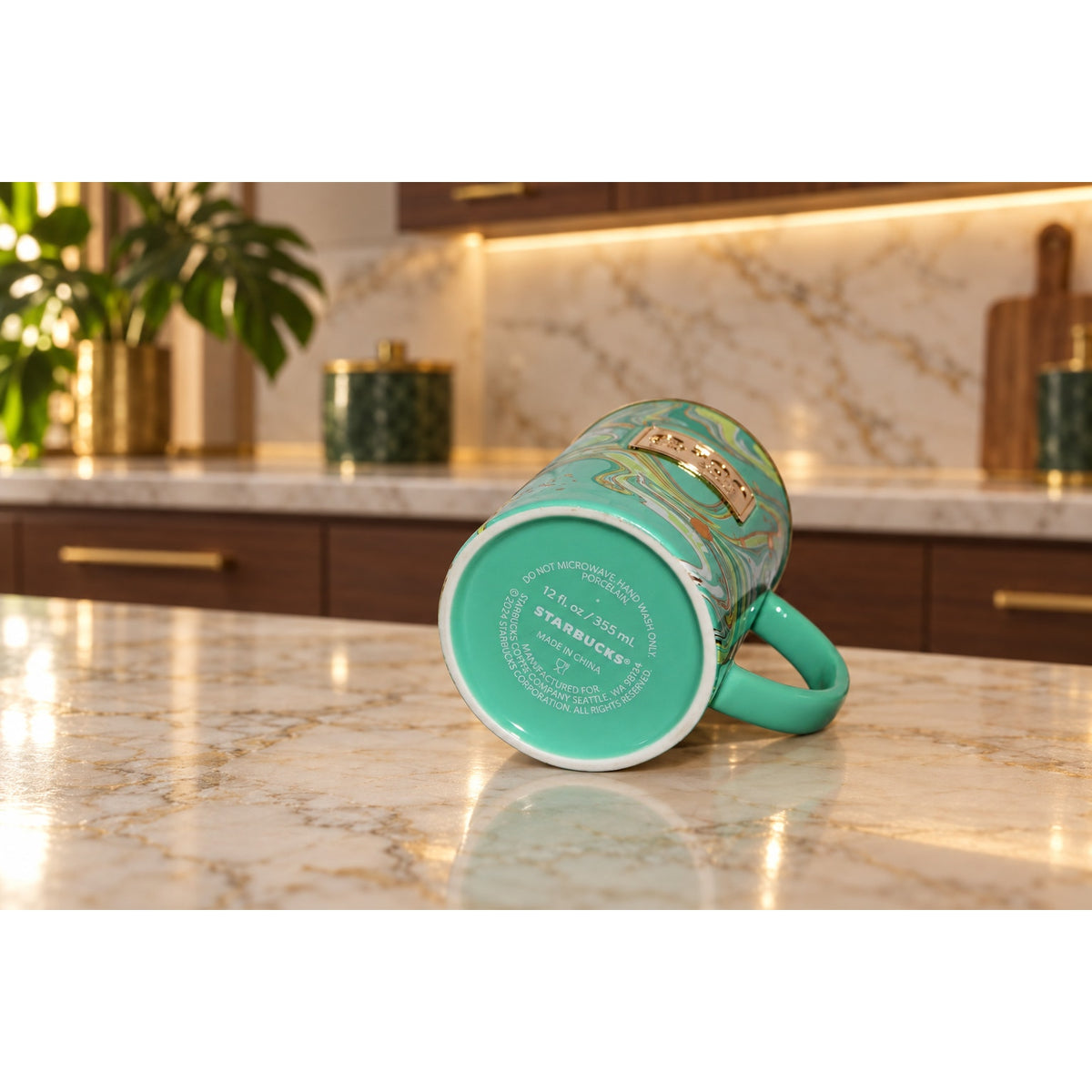 RARE Starbucks Thailand 500 Store Achievement Commemorative Mug 12oz 355ml