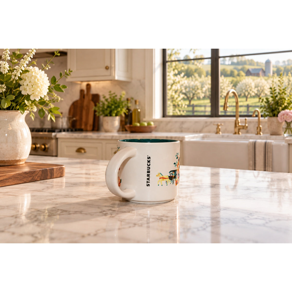 Starbucks Indiana Discovery Series 14oz Mug State Collector Coffee Cup