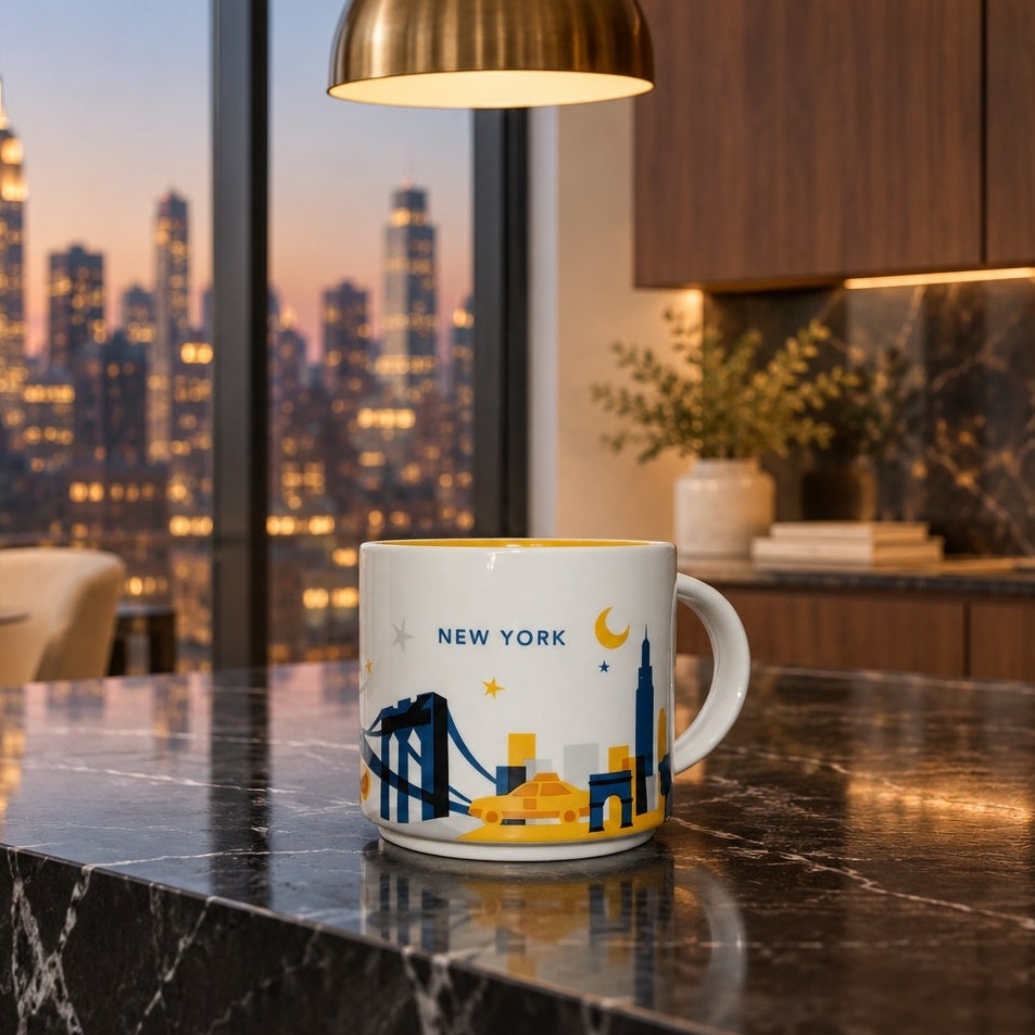 Starbucks New York You Are Here Mug 14oz EUC City Series EUC