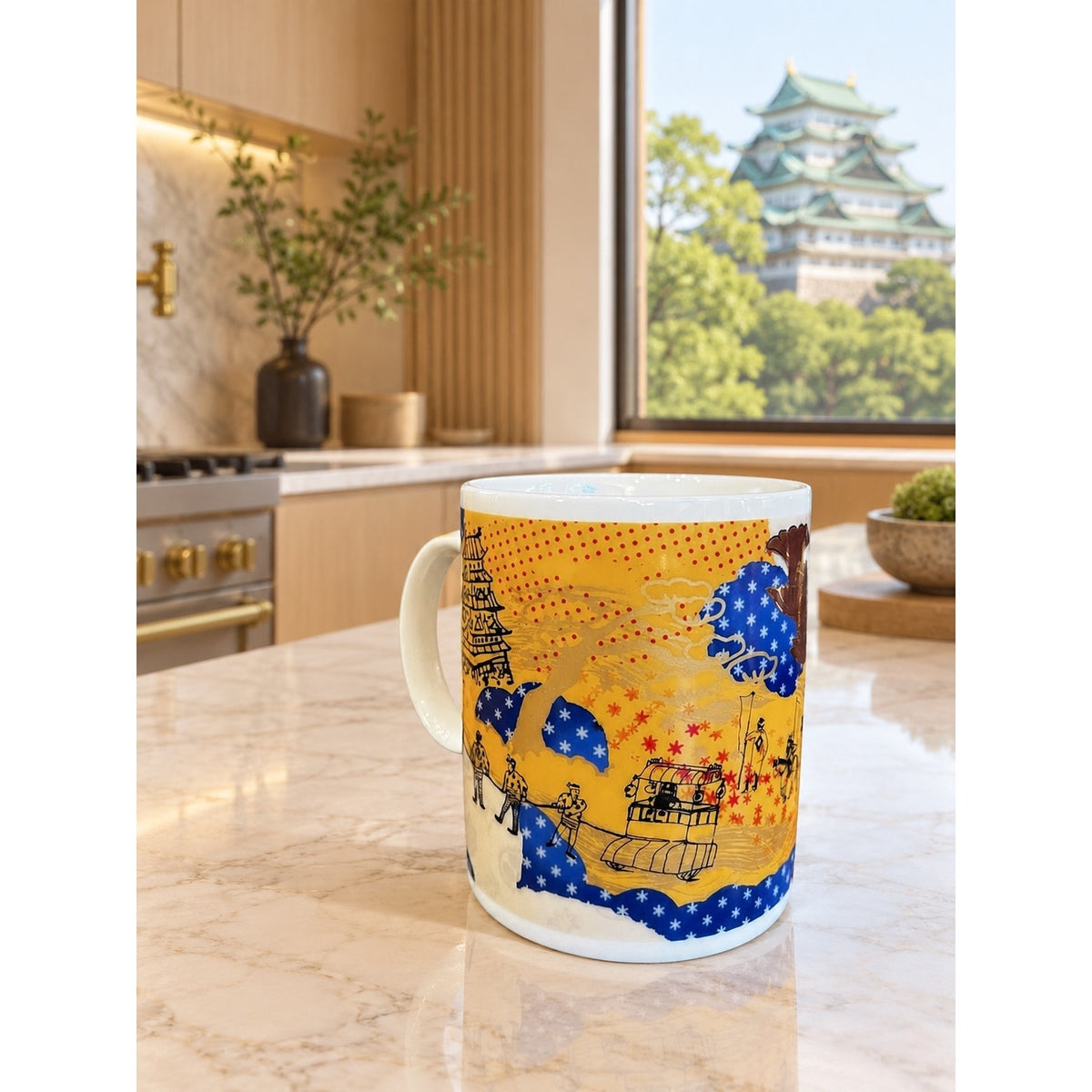 Starbucks Nagoya Japan 2012 City Mug Shachihoko Castle Made in Japan