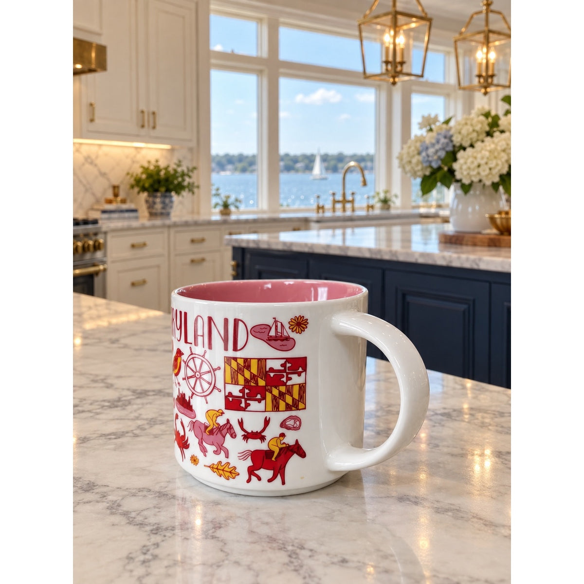 Starbucks Maryland Been There Series Ceramic Coffee Mug 14 Oz With Box