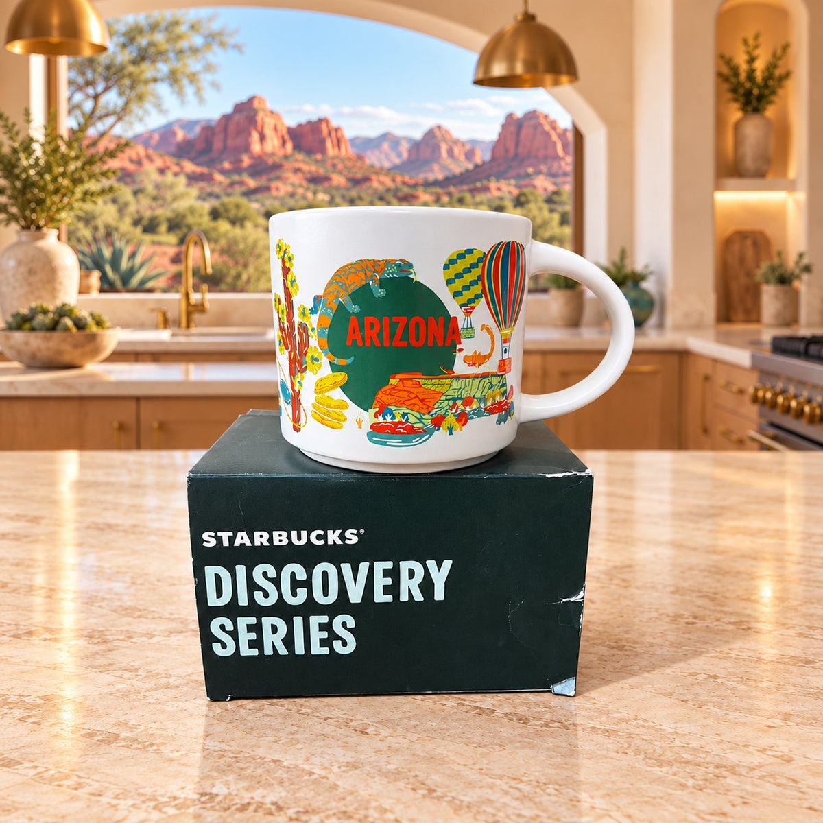 Starbucks Arizona Discovery Series Mug 2024 14oz Ceramic Coffee Cup NWT/BOX