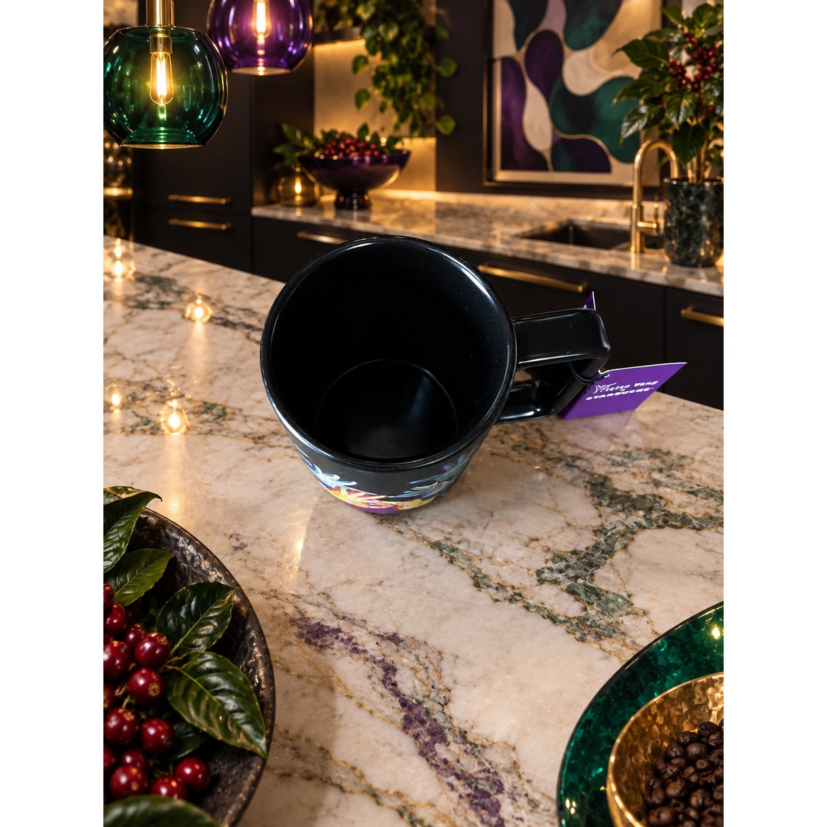 Starbucks Yiqiao Wang ASL Connect Artist Ceramic Mug 12 Oz With Tags
