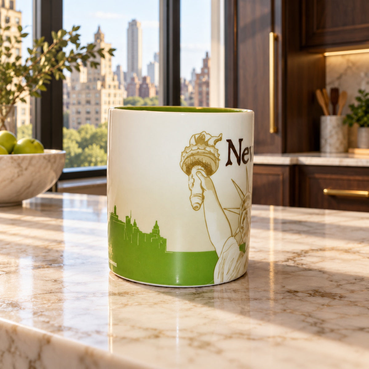 Starbucks New York City Global Icon Coffee Mug 16 oz Collector EUC