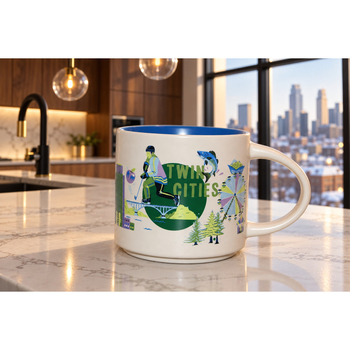 Starbucks Twin Cities Discovery Series Mug 14 oz 2024 With Box