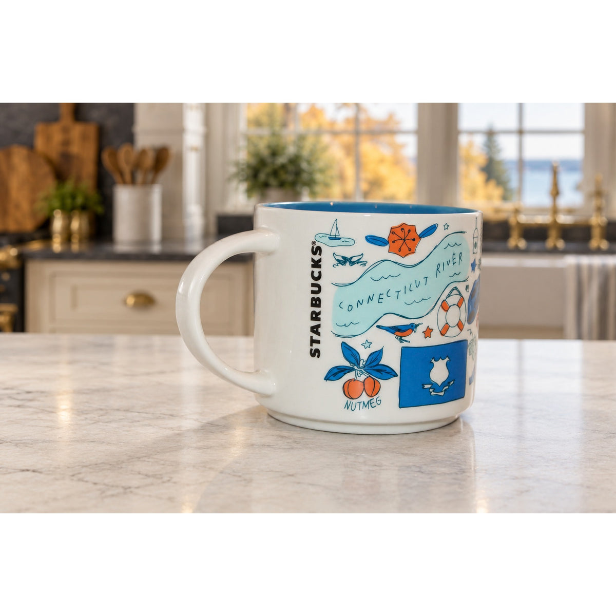 Starbucks Connecticut Been There Series 14oz Mug State Collector Cup
