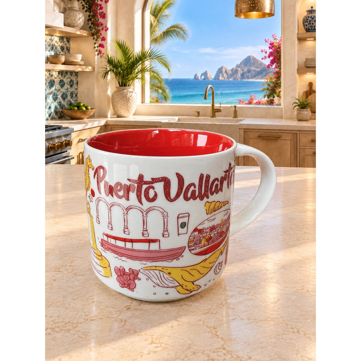 Starbucks Puerto Vallarta Been There Series Mug 14 oz Mexico Coffee Cup NWT/BOX