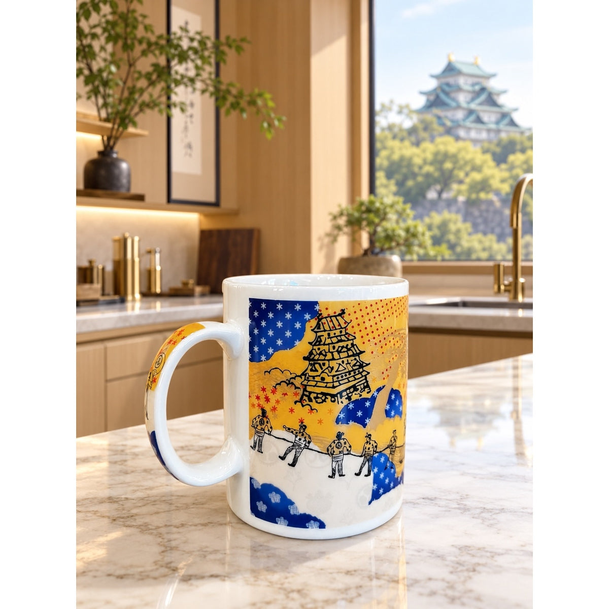 Starbucks Nagoya Japan 2012 City Mug Shachihoko Castle Made in Japan