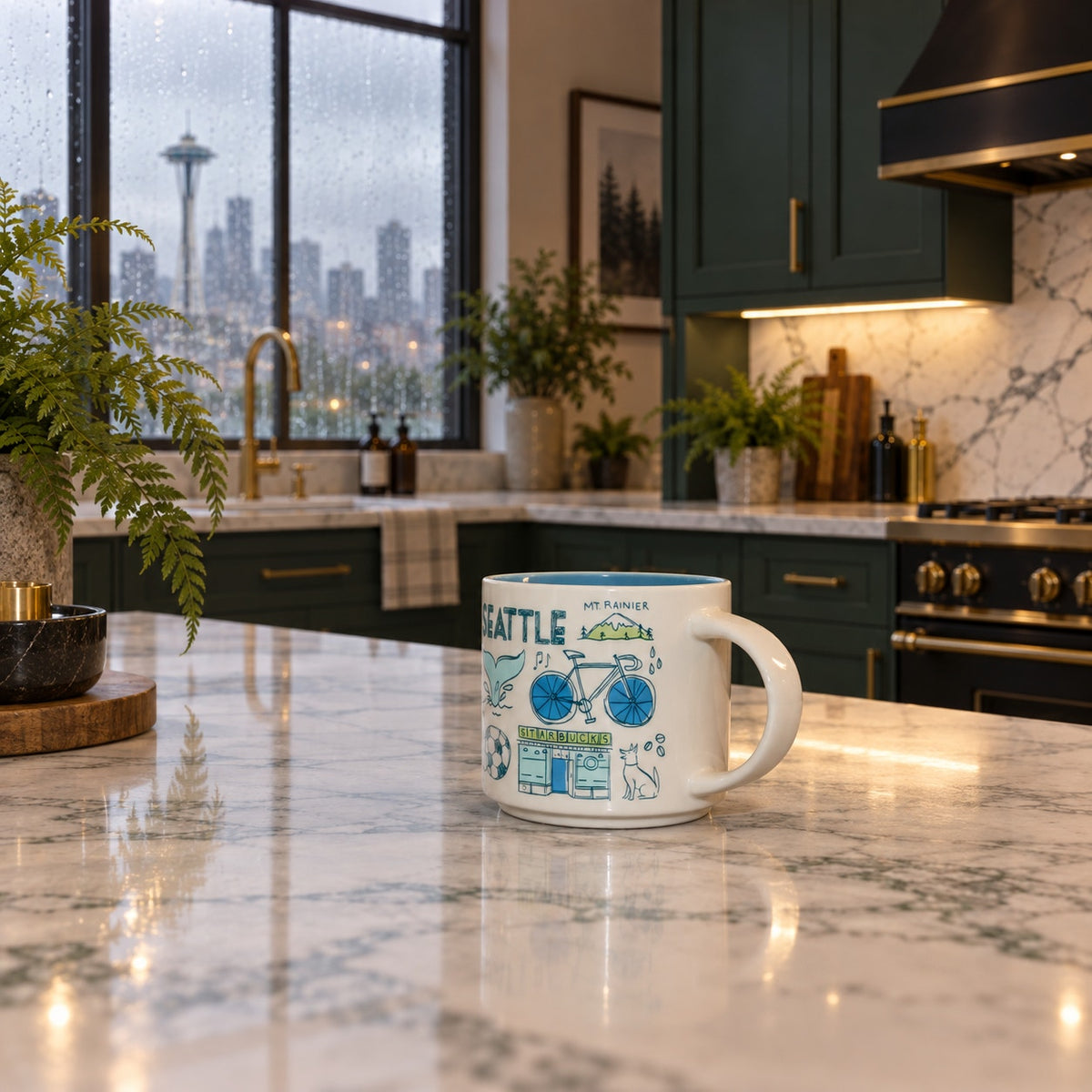 Starbucks Seattle Been There Mug 14oz Across the Globe Series Coffee Cup EUC