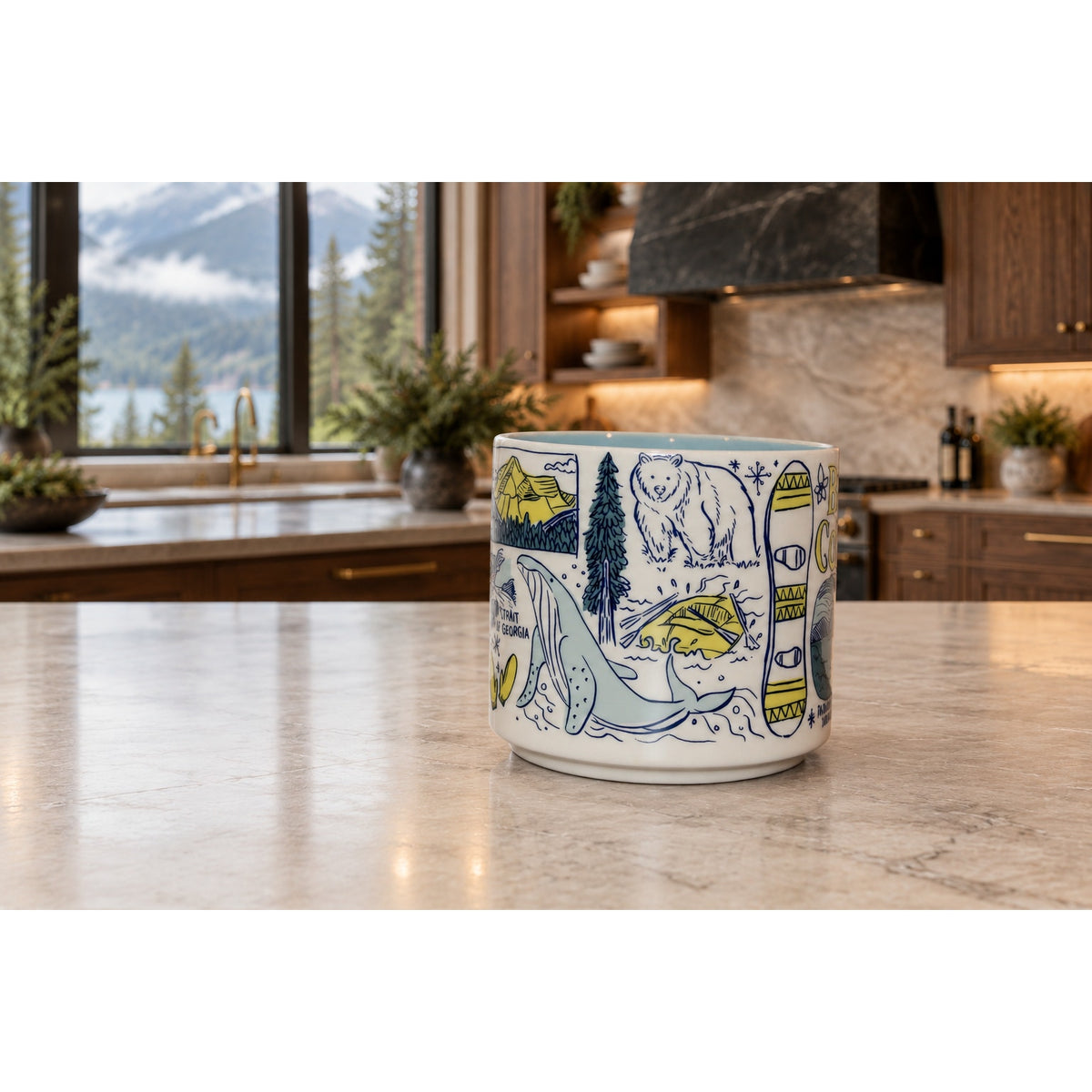 Starbucks British Columbia Been There Series Coffee Mug Canada 14 oz