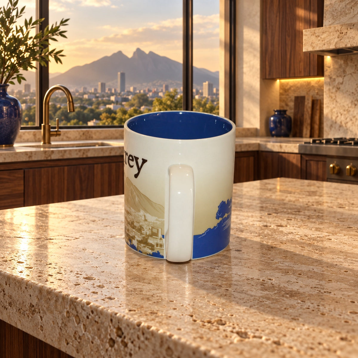 Starbucks Monterrey Mexico Global Icon Series 16 Oz Coffee Mug HTF READ