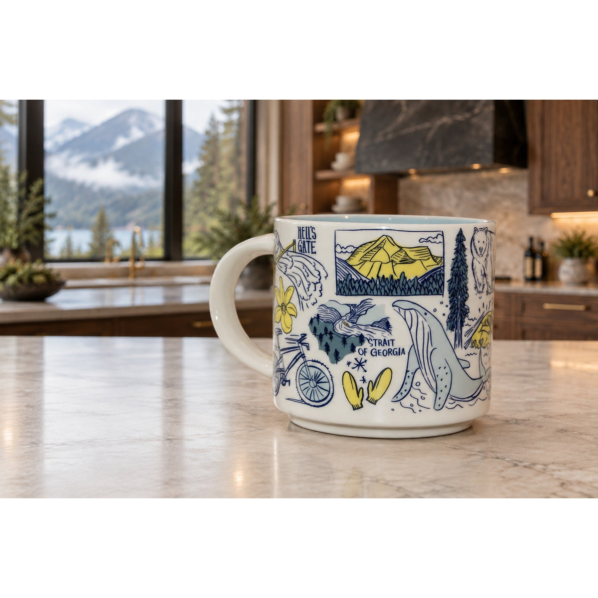 Starbucks British Columbia Been There Series Coffee Mug Canada 14 oz