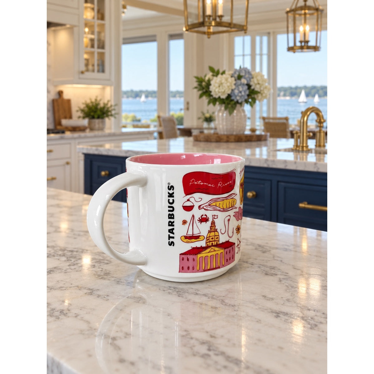 Starbucks Maryland Been There Series Ceramic Coffee Mug 14 Oz With Box