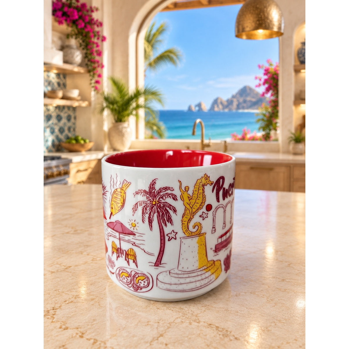 Starbucks Puerto Vallarta Been There Series Mug 14 oz Mexico Coffee Cup NWT/BOX