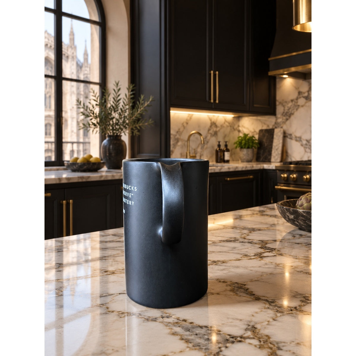 Starbucks Reserve Roastery Milano Italy Black Ceramic Mug 10 Oz