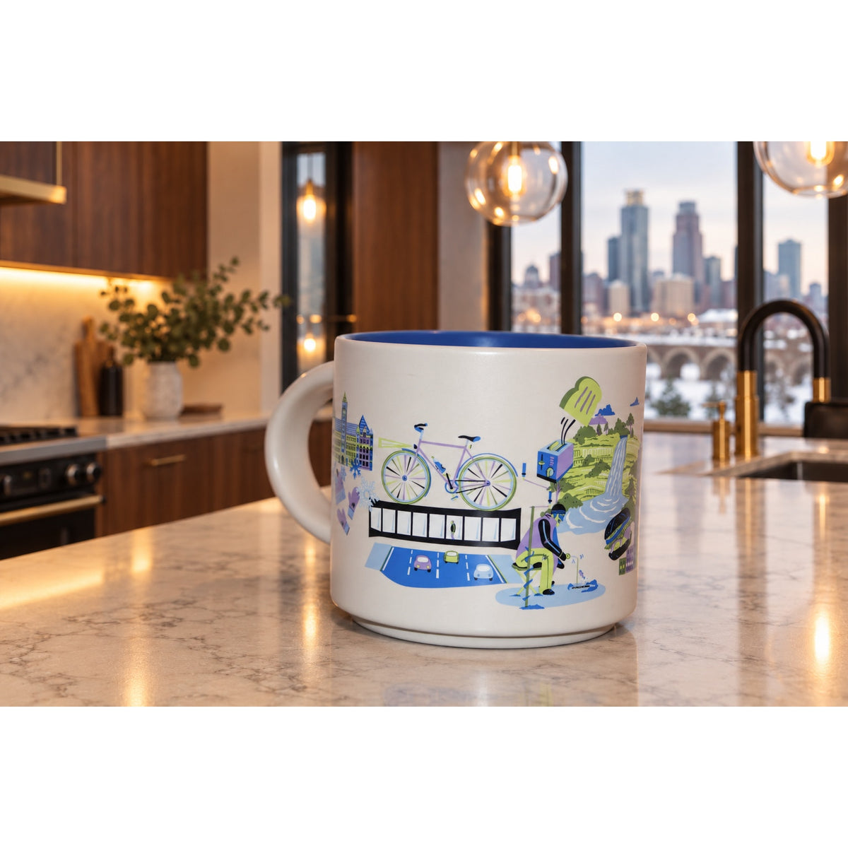 Starbucks Twin Cities Discovery Series Mug 14 oz 2024 With Box